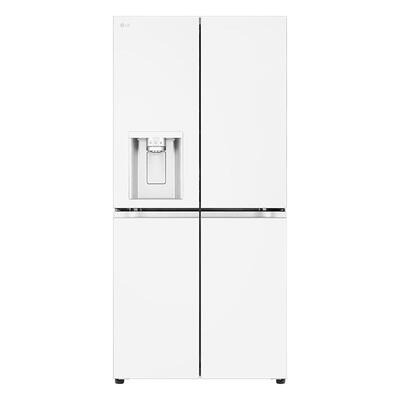 LG十字四门506L自动制冰冰箱62D