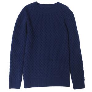 重磅四股加厚衫羊绒衫男100纯羊绒圆领棒针高档针织毛衣冬季保暖