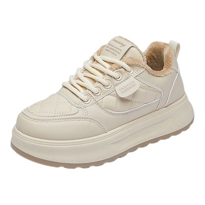 久站不累工作鞋女黑色冬季二棉鞋