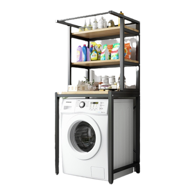 卫生间滚筒洗衣机置物架上方