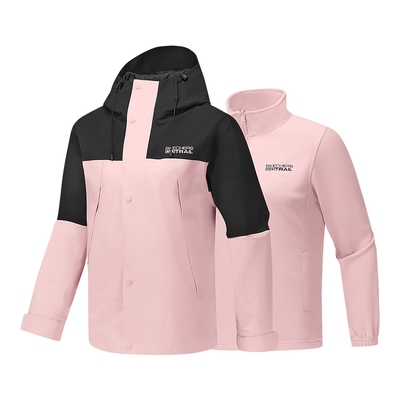 Skechers斯凯奇秋季三合一抓绒内胆户外女梭织外套 P325W123/02EN