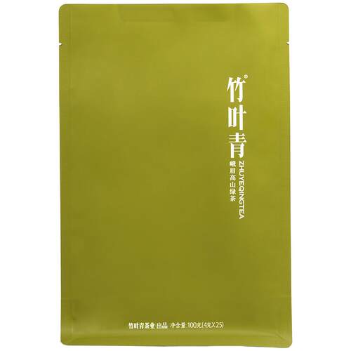竹叶青金奖绿茶茶叶特级(品味)峨眉高山绿茶100g冷泡茶茶包自己喝
