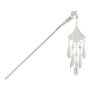 苗族手工苗银发簪云南民族风女复古步摇流苏簪子发钗古风舞台头饰