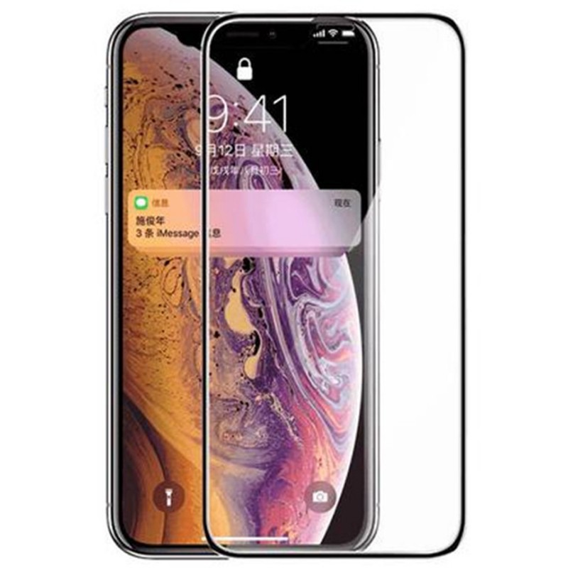 适用红米10X note9 K30 小米13 11PRO 9A10 NOTE12 K40PRO K50 K60PRO三强全屏钢化膜丝印玻璃屏保高清保护