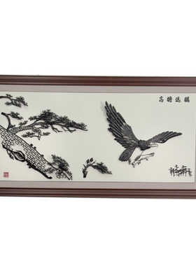 芜湖铁画+松鹰图+公司办公会议室