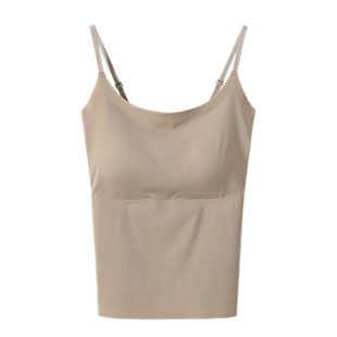 2026春夏吊带美背文胸一体固定杯季网红内搭显瘦夏无痕带胸垫背心