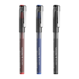 德国进口施耐德走珠笔黑红蓝0.5mm水笔803中性笔防水直液式速干823大容量825商务办公签字笔学生考试签署文件