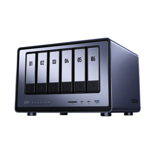 绿联私有云DXP6800六盘位NAS网络存储服务器AI相册企业级安全办公团队云盘文件共享自动备份权限分级管理
