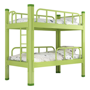 托班午休床钢制上下铺铁床儿童双层床幼儿园小学生午休铁架高低床