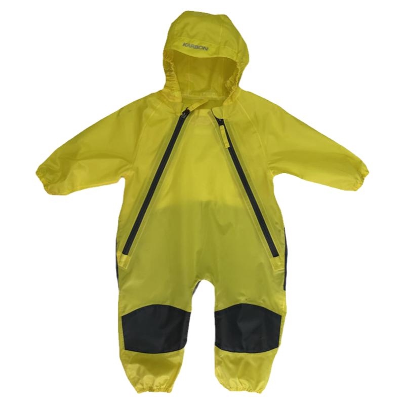 外贸儿童连体雨衣滑雪服爬爬服防水防晒戏水服沙滩服涂鸦漂流滑水