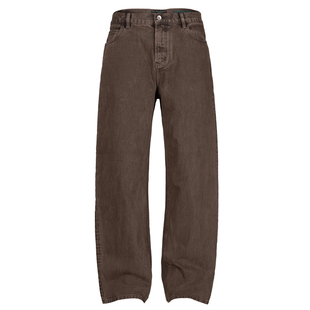 OD/DARKNESS 2026夏阿苏特染酵洗成衣水洗做旧咖啡色直筒牛仔裤