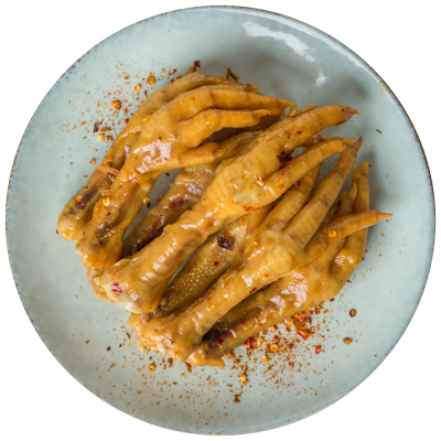 鸡肉翅尖二中鸡脚卤味组合包划算