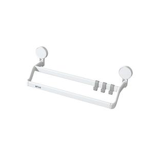 非非猫浴室毛巾架子免打孔卫生间壁挂式单杆双杆304不绣钢毛巾杆