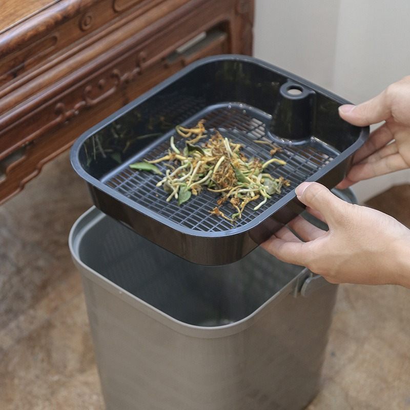 茶渣桶家用小茶水桶茶具储水桶水桶配件水接水桶台废排茶桶茶垃圾