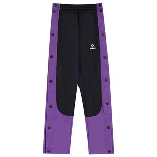 准者儿童排扣裤侧边全开秒脱篮球训练运动裤冬季加绒保暖大童卫裤