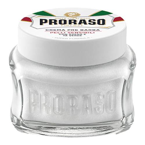 PRORASO博拉索男士须前按摩霜燕麦绿茶意大利进口剃须前洁面100ML