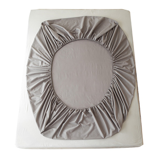 全棉素色单个床上床单枕套一对单品床笠120x200双人150x200*180cm