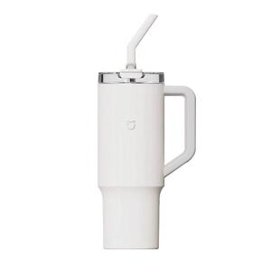 小米巨无霸吸管杯保温杯大容量车载316L不锈钢水杯保冷冰霸杯