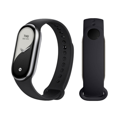 适用小米9表带手环3/4/5/6/7/8/9/10NFC系列替换腕带xiaomi8同款硅胶运动八代表带链手表带绿色陶瓷白色黑色