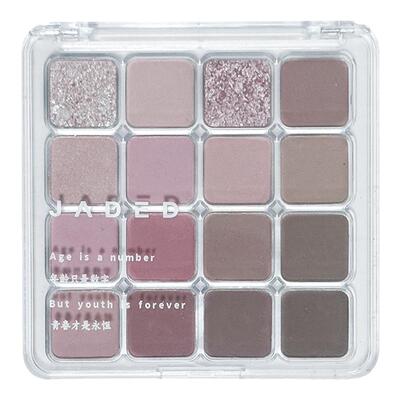 十六色眼影盘大地色哑光高光