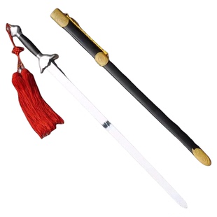 太极剑女式软剑晨练表演舞蹈剑花训练响剑未开刃武术宝剑古风响剑