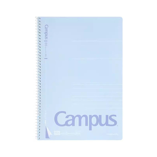 日本KOKUYO国誉线圈本Campus本子笔记本学生加厚点线本横线本学生用螺旋记事本B5小学生笔记本子A5厚本子