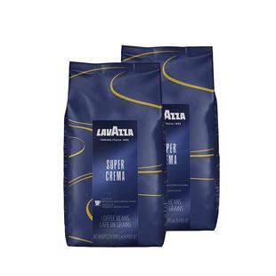 【自营】LAVAZZA拉瓦萨意大利进口蓝袋意式拼配咖啡豆中烘1kg*2袋
