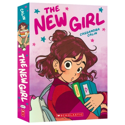 The New Girl  A Graphic Novel 新来的女孩 漫画书 全彩图像小说 校园成长故事 青少年英语课外读物 英文原版进口儿童图书