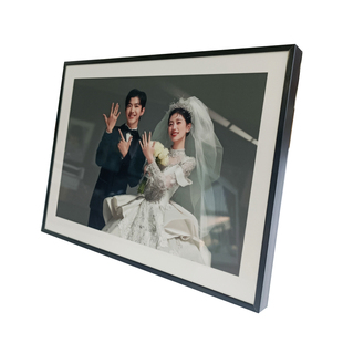 摆台相框照片定制婚纱写真全家福摆件黑色金属挂画相册打印洗照片