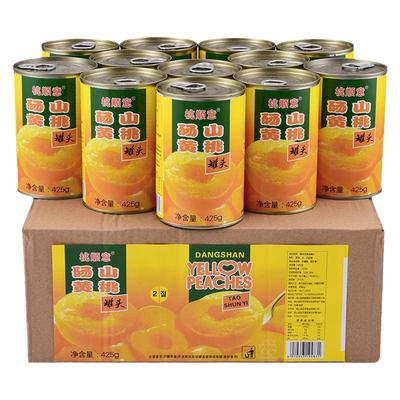 黄桃罐头正品整箱12砀山特产新鲜