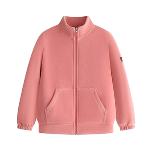 【真德绒·回归】霞湖世家儿童奥粒绒保暖加绒立领双面绒外套356A