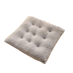 秋冬加厚椅子坐垫防滑毛绒坐垫家用餐椅座垫办公室学生椅子垫屁垫