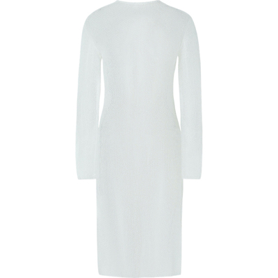 【秒杀】RUI 秋冬女灰色马海毛羊毛混纺露背连衣裙