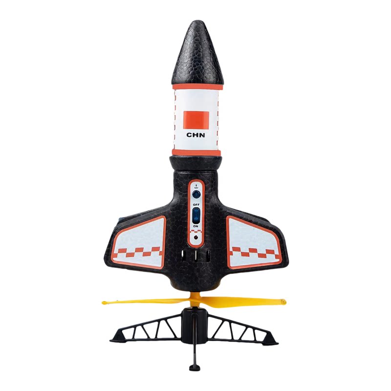 电动冲天火箭小飞箭飞天仙子发光带降落伞火箭发射器冲天炮玩具