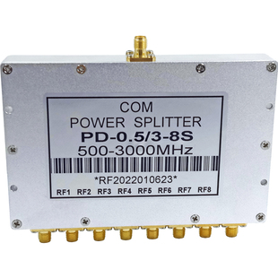 微带功分器2.4G 功率分配器sma500-3000Mhz wifi 功分器一分八