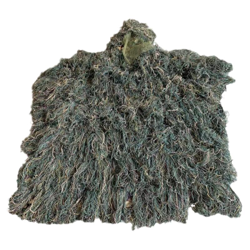 伪装衣毛丝披风披式稻草式伪装服丛林吉利服CS狙击手披风