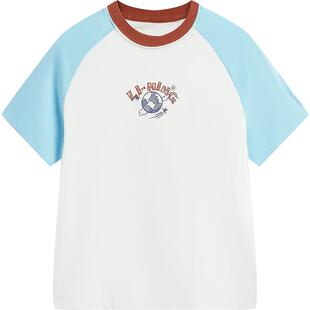 李宁|中国的航天联名系列短袖T恤男小童女宝宝26新款速干夏季童装