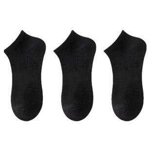 黑色一次性袜子短筒防臭男士户外登山运动吸汗薄款军训旅游丢丢袜