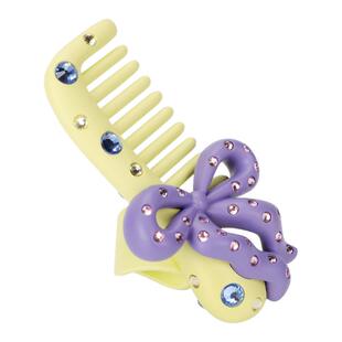 官方emo salad 3D打印 亮钻梳子蝴蝶结戒指 原创设计 Comb Ring