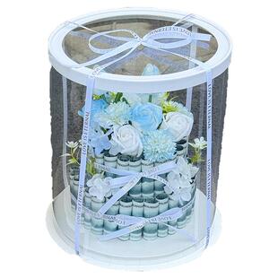 创意diy手工有钱花蛋糕花束礼盒女友花艺包装材料生日情人节礼物