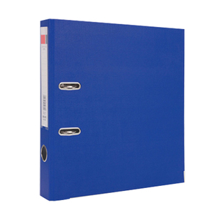 得力打孔快劳夹A4文件夹黑色蓝色快劳夹2孔D型夹办公文件档案夹加厚