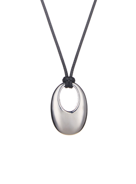 轻奢简约平安扣长款毛衣链百搭