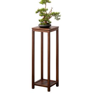 胡桃木花架子室内家用花盆架阳台整装榫卯花台中式仿古盆景架实木