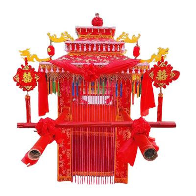 八抬轿厂家直销钢管折叠中式道具