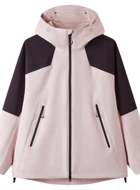 森马防风防雨透湿耐磨连帽夹克男