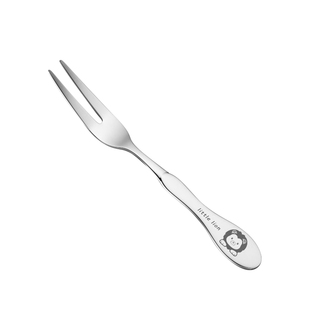 304不锈钢儿童餐具小学生创意卡通点心钢叉家用水果叉甜品蛋糕叉