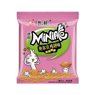 思圆方便面奥尔良鸡翅味迷你方便面干脆面儿童经典夜宵速食袋装