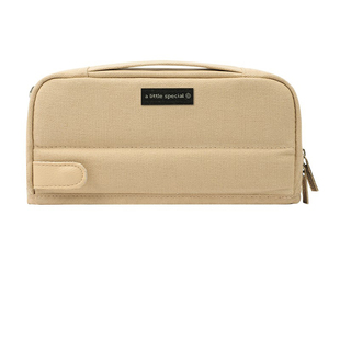 KOKUYO国誉笔袋男女简约日系文具袋大容量铅笔袋小学生收纳包铅笔盒初高中流行一米新纯收纳文具盒