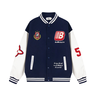 美式复古棒球服外套女秋冬季ins潮牌学院风宽松高级感飞行员夹克