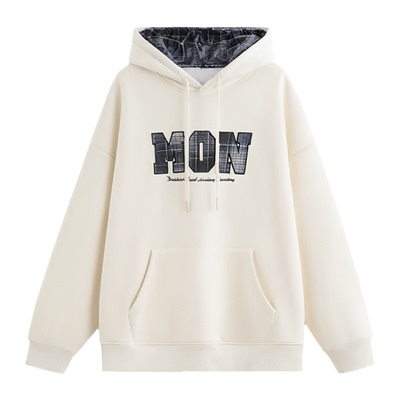 不起球不褪色加绒加厚保暖卫衣潮